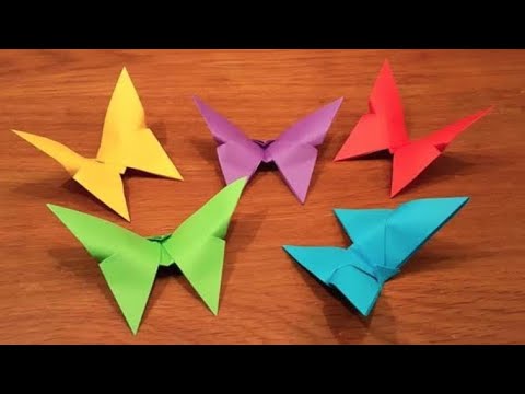 How to make paper Origami Butterfly । কীভাবে কাগজের অরিগামি প্রজাপতি তৈরি করবেন।Paper craft tutorial