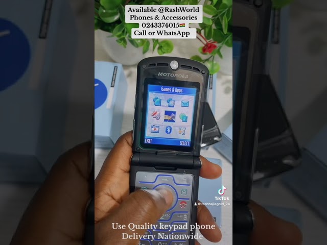 New Motorola RAZR V3 Black