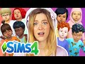 Single Girl Becomes An Octomom of 8 Toddlers In The Sims 4 | Kelsey Impicciche