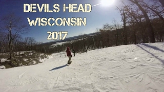 Devils Head February 2017 (Best Moments for a Bad Snowboarder)