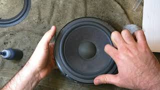 How to refoam a woofer  the basics