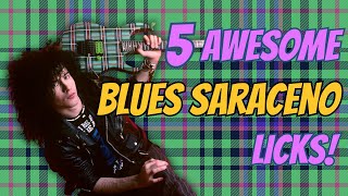 Master 5 AWESOME Blues Saraceno Licks! #MasterThatLick