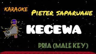 Karaoke KECEWA Pieter Saparuane Beta Masih Pung Rasa (lirik)