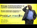 Manage Communications/Stakeholder vs  Control Communications/Stakeholder