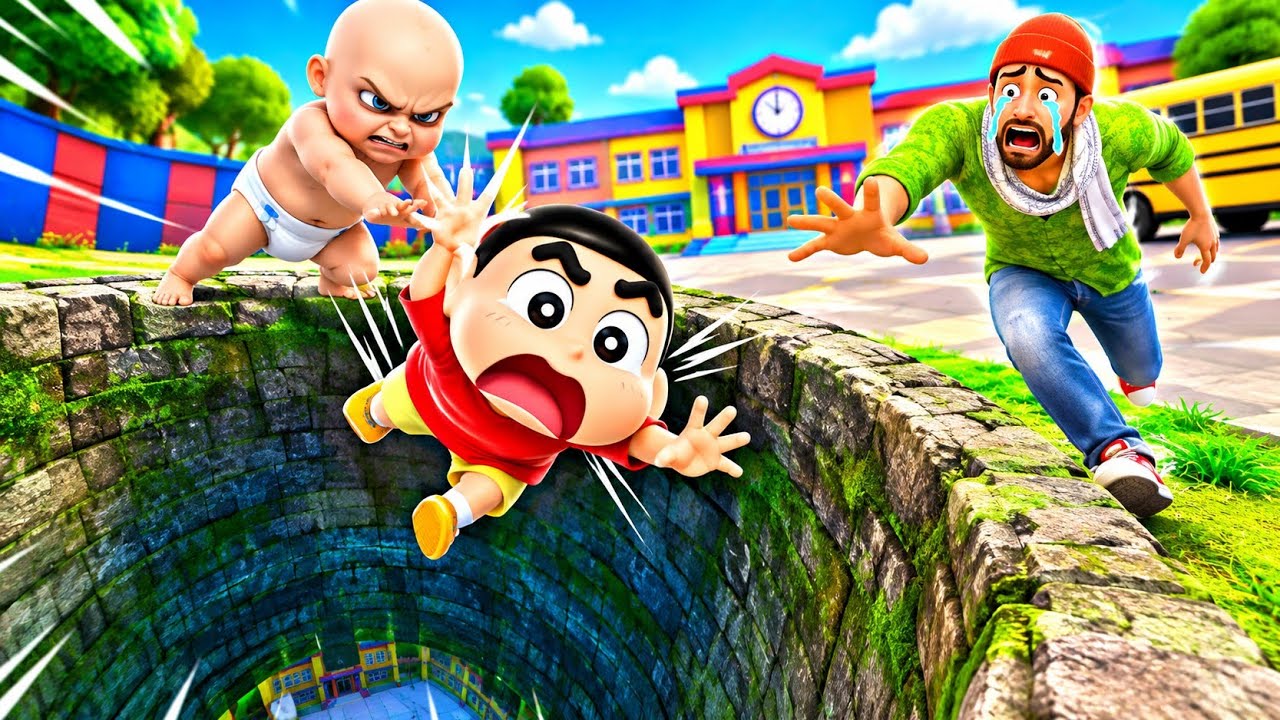 Shinchan Ko Chintu Ne Kuye Me Gira Diya 😱 Indian Theft Auto Simulator
