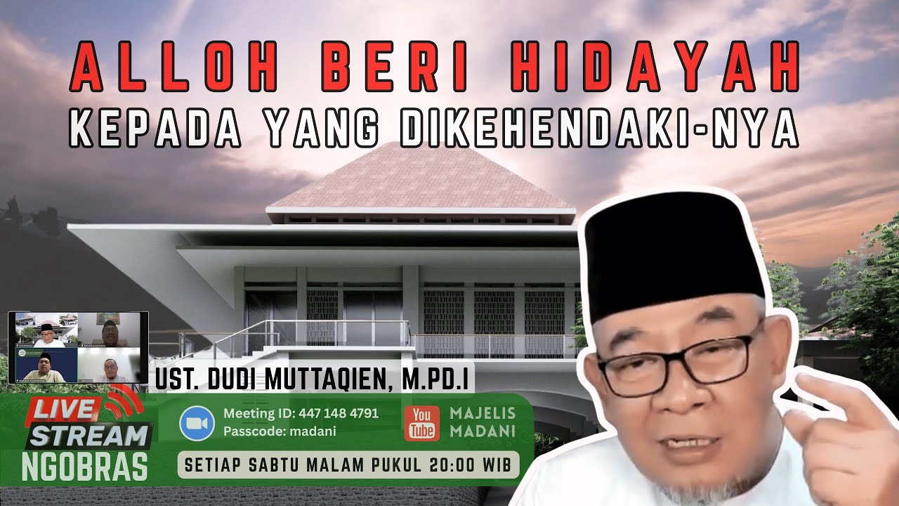 ALLOH BERI HIDAYAH KEPADA YANG DIKEHENDAKINYA | UST. DUDI MUTTAQIEN