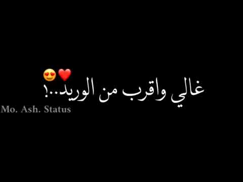 حبيبي باالبنط العريض غالي واقرب من الوريد