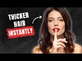 Thick Hair in UNDER 1 Minute For Fine Thin Hair