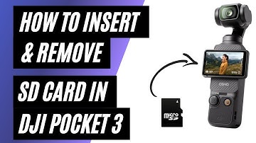 How To Remove and Insert SD Card in DJI Osmo Pocket 3