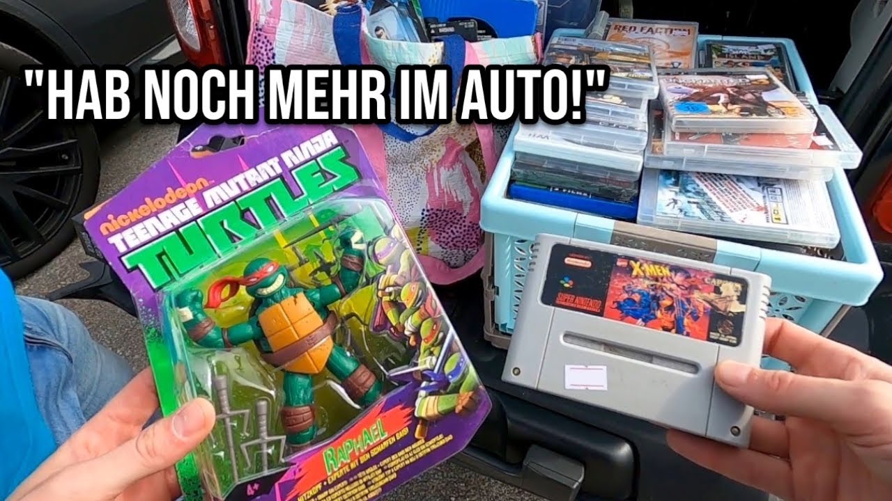 OMG 🤯 Flohmarkt Schnäppchenjagd eskaliert! Schätze aus Auto holen! 💸