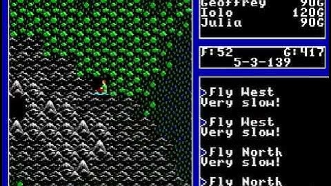 Ultima 5 (DoxBox, VirtualMIDISynth+Evanessence SoundFont)