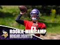 Minnesota vikings rookie minicamp highlights