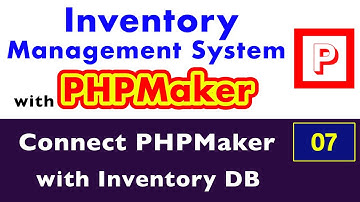 07 - Connect PHPMaker with Inventory Database - Inventory Project with PHPMaker