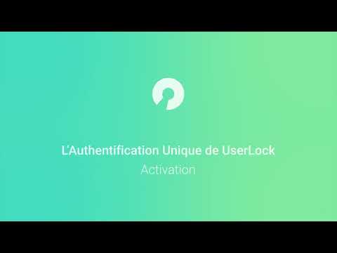 L'authentification unique de Userlock | Activation - Utilisation d'Active Directory sur site