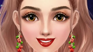Marry christmas fashion show dressup game||Android gameplay||makeup dressup game||@StylishGamerr screenshot 3