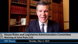 House Rules and Legislative Administration Committee - part 2 (Remote Hearing)  5\/4\/20
