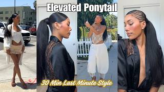 Last Minute Weekend Hairstyle | Elevated Braided Ponytail | Betterlength