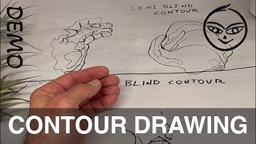 Drawing As Meditation | Overview of Blind and Semi-Blind Contour Drawing