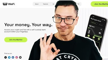 WeFi: Eerste niet-bewarende crypto-neobank