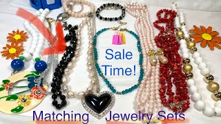 🛍️Fun Jewelry Sets Pop Up Sale! Ep29! From SGW Jewelry Unboxing