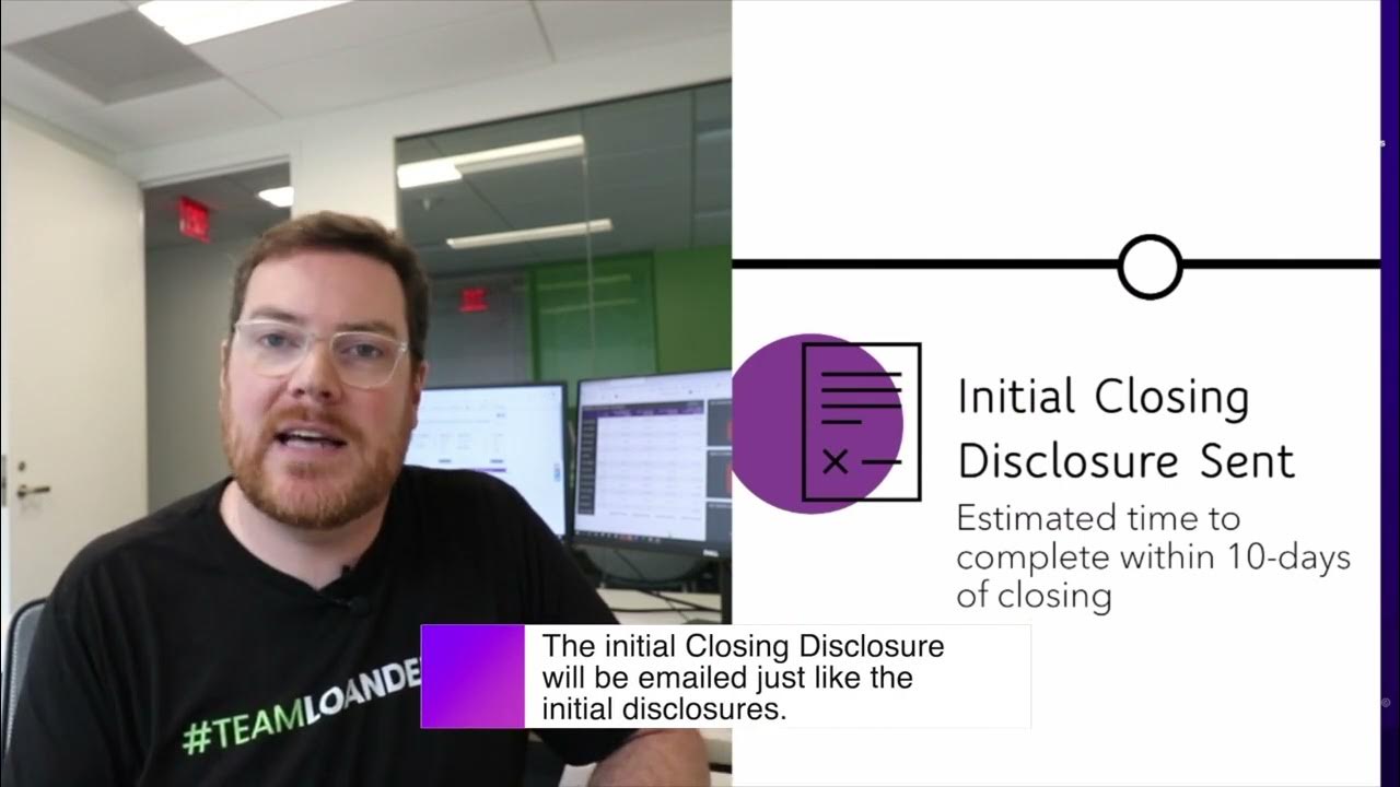 Step 10 Initial Closing Disclosure (which must be signed 3business
