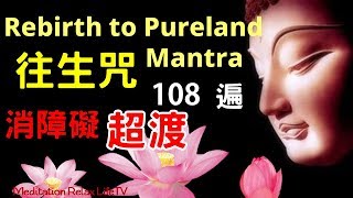 【往生咒】往生咒 108遍  (附計數表), Rebirth to Pureland Mantra, 拔一切業障根本得生淨土陀羅尼| 誦持 往生咒 能往生淨土, 消除業障