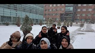 AUA Campus Tour | Part 2 — Still Snowing ❄️