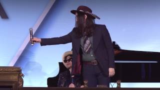 NMPA 2017: Yoko Ono and Sean Lennon accept the Centennial Song Award for 'Imagine'