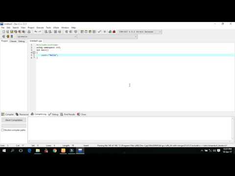 Part 1 | How to write Hello word in Dev C++ Complier IDE  | Beginners