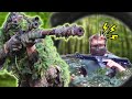 Causing total confusion in a ghillie suit  airsoft sniper