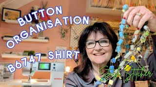 Sewing Room Tour: Button Organisation + B6747 Reveal