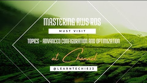 Mastering Amazon RDS : Read Replicas, RDS Multi AZ, Amazon Aurora, ElastiCache  - Session 9 #aws