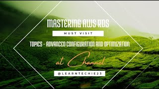 Mastering Amazon RDS : Read Replicas, RDS Multi AZ, Amazon Aurora, ElastiCache  - Session 9 #aws