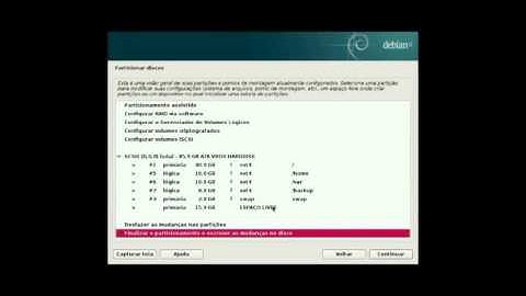 Instalando Debian modo Texto