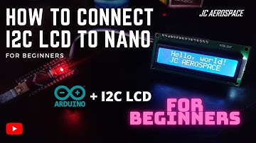 How To Connect I2C LCD To Arduino NANO
