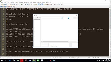 Belajar Algoritma Pemrograman untuk pemula fungsi " IF ELSE IF" bahasa c. Notepad++