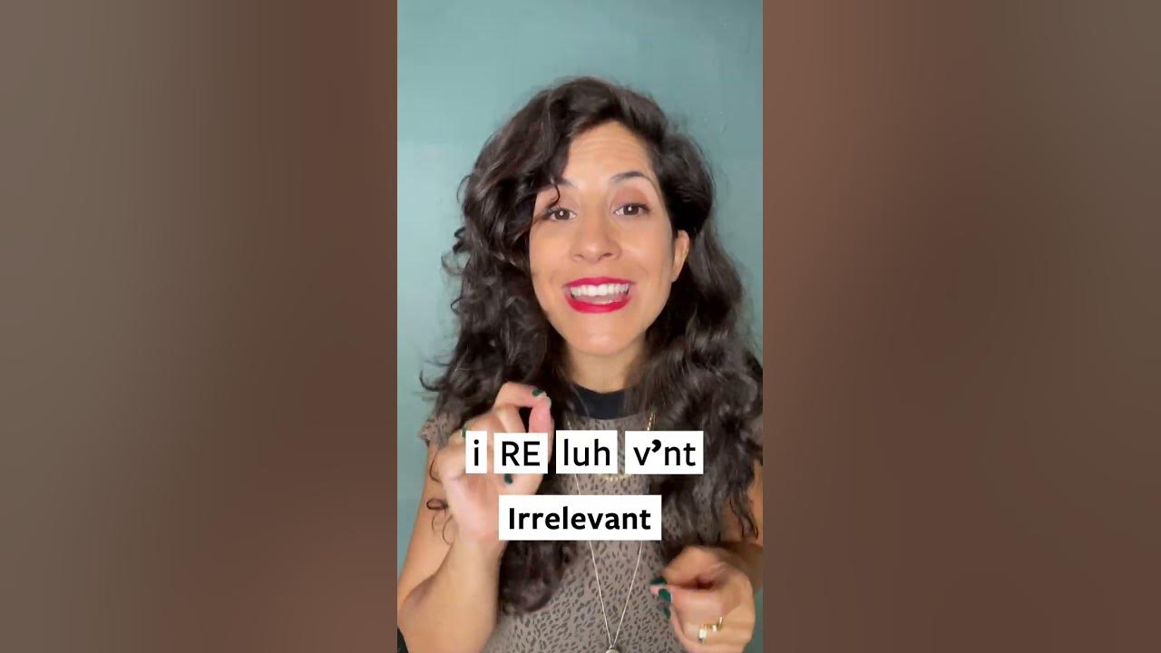 how-to-pronounce-irrelevant-youtube