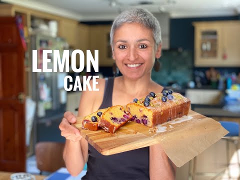 LEMON CAKE  Blueberry and lemon cake  Loaf cake  Lemon Drizzle cake  Food with Chetna