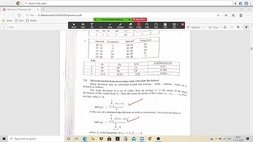 Measure of Dispersion, FYBCOM ,Sem-I ,University Of Mumbai