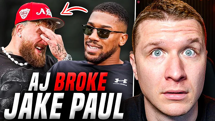Anthony Joshua DESTROYED Jake Paul's Confidence.. In ONE Sentence | MVP Face 2 Face Breakdown