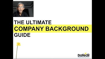 CIM COMPANY BACKGROUND - ASSIGNMENT GUIDE 2021
