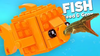 DEADLIEST LEGO GOLDFISH! | Feed & Grow Fish!