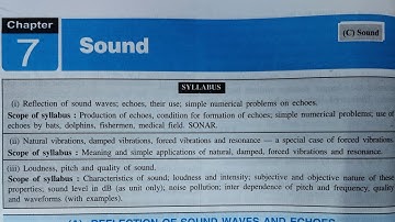 SOUND CLASS 10 ICSE CHAPTER 7 EXERCISE 7A