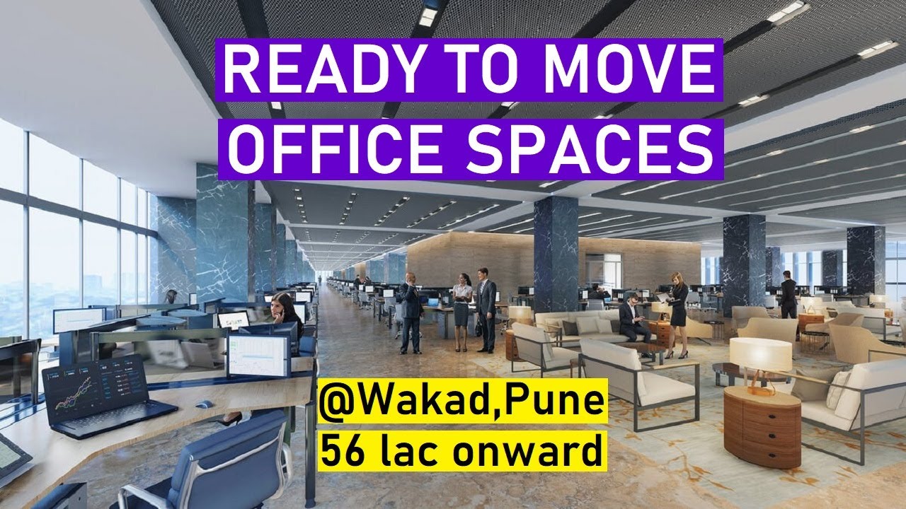 READY TO MOVE OFFICE SPACES 360 TO 750 Sqft AREA FOR SALE IN WAKAD