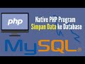 02. Native PHP Program - Save data to database