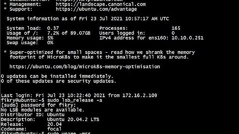 How to Upgrade Ubuntu 18.04.5 LTS to 20.04.2 LTS