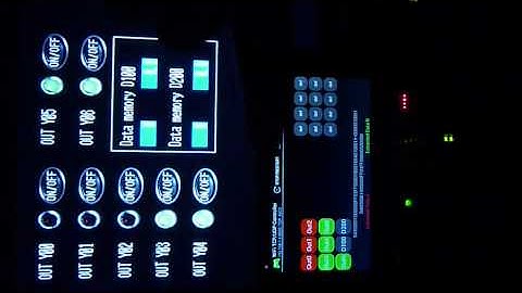 PLC I /O controlled by "WiFi TCP/UDP Controller"