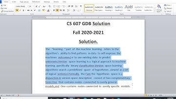 CS 607 Gdb Solution Fall2020-2021 100% Correct .