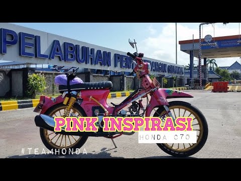 KUMPULAN HONDA C70 WARNA PINK  INSPIRASI teamhonda YouTube