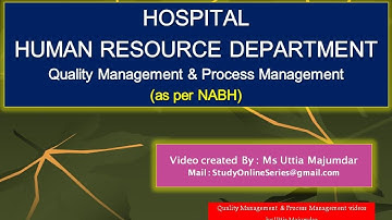 Hospital Human Resource Management - as per NABH